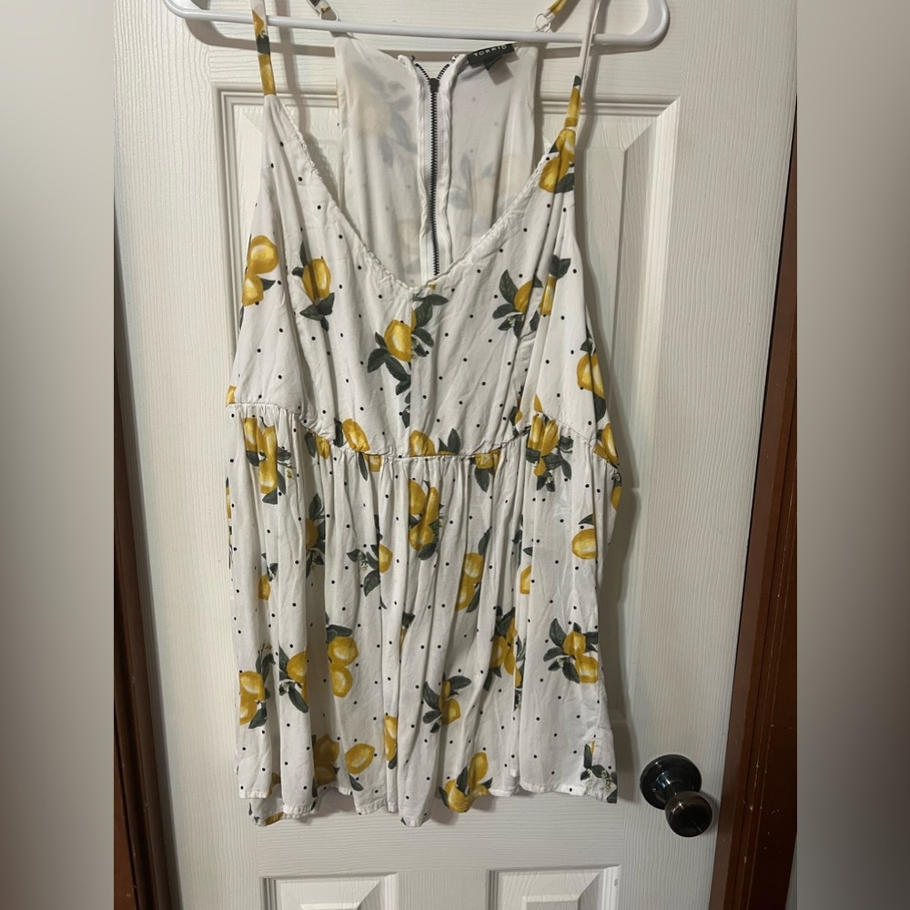 Polka Dot & Lemon Cami 2X